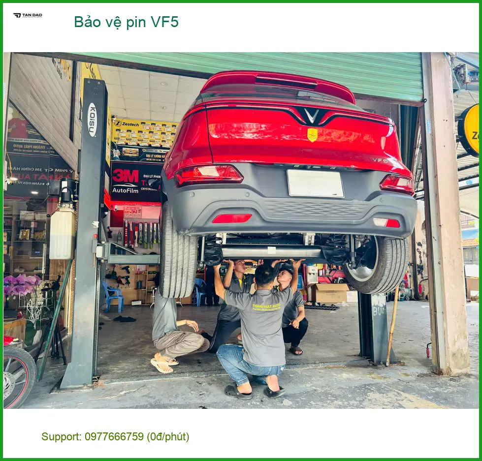 Chú Sĩ bảo vệ pin VinFast VF5 vì lo ngại chai pin khi dùng ở Quận Huyện Nhà Bè ảnh thực tế 3