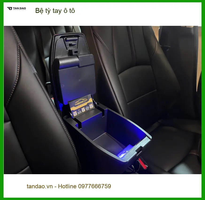 Chị Minh Thư lắp bệ tỳ tay ô tô Hyundai Accent tại Bình Chánh vì tay lái đường dài mỏi ảnh thực tế 3