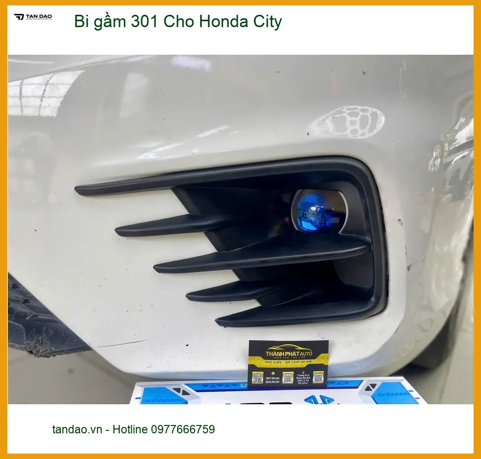 Anh Tấn lắp bi gầm 301 cho City tại Quận 7 để lái xe an toàn hơn buổi đêm. ảnh thực tế 3