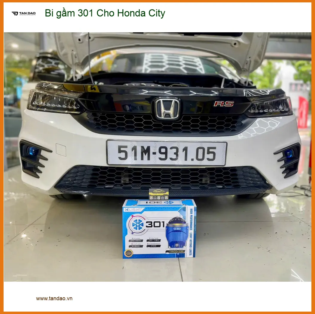 Anh Quang nâng cấp bi gầm 301 cho Honda City ở Quận Tân Bình ảnh thực tế 3