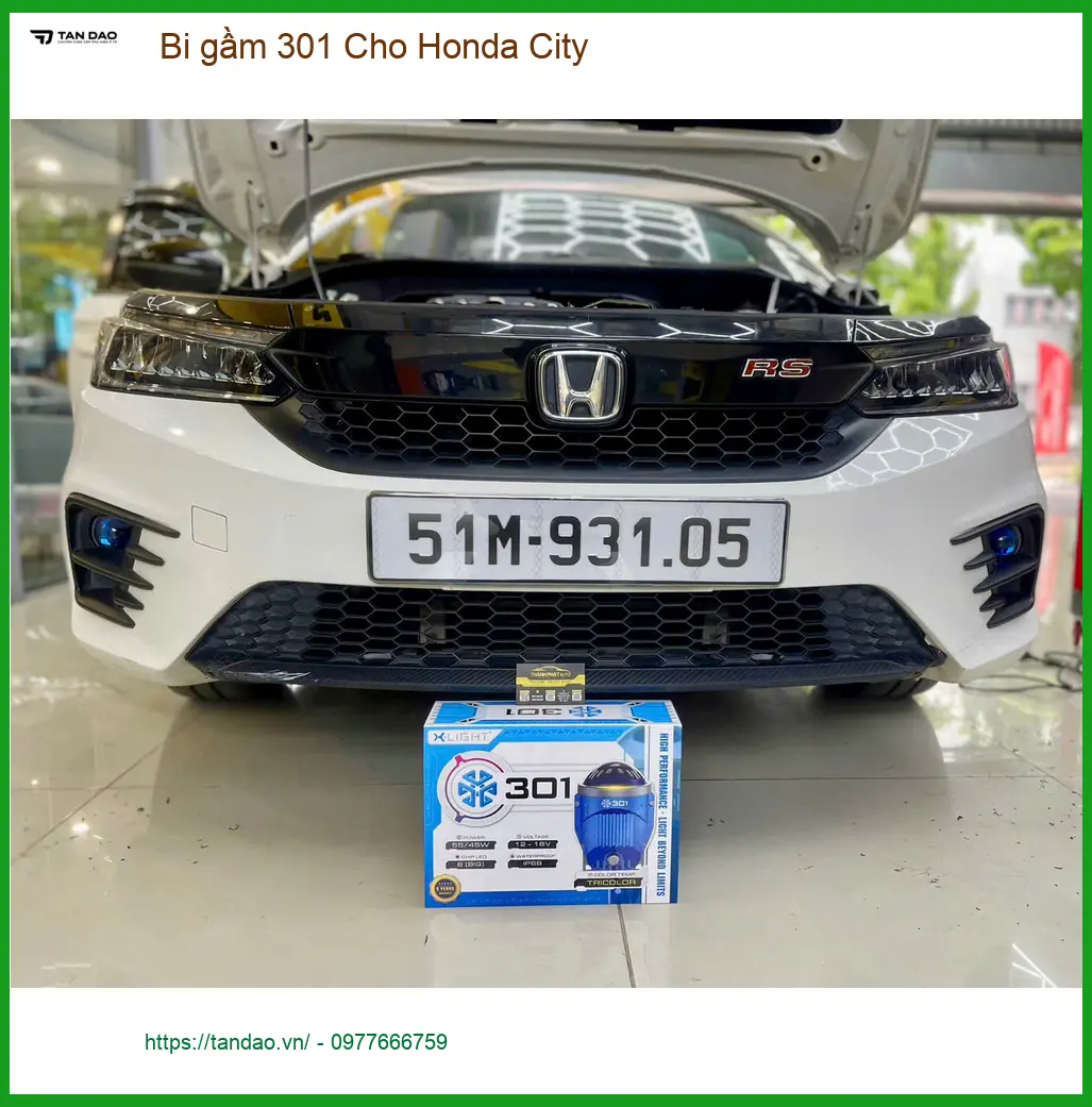 Anh Khôi nâng cấp Bi gầm 301 cho Honda City tại Gò Vấp. ảnh thực tế 2