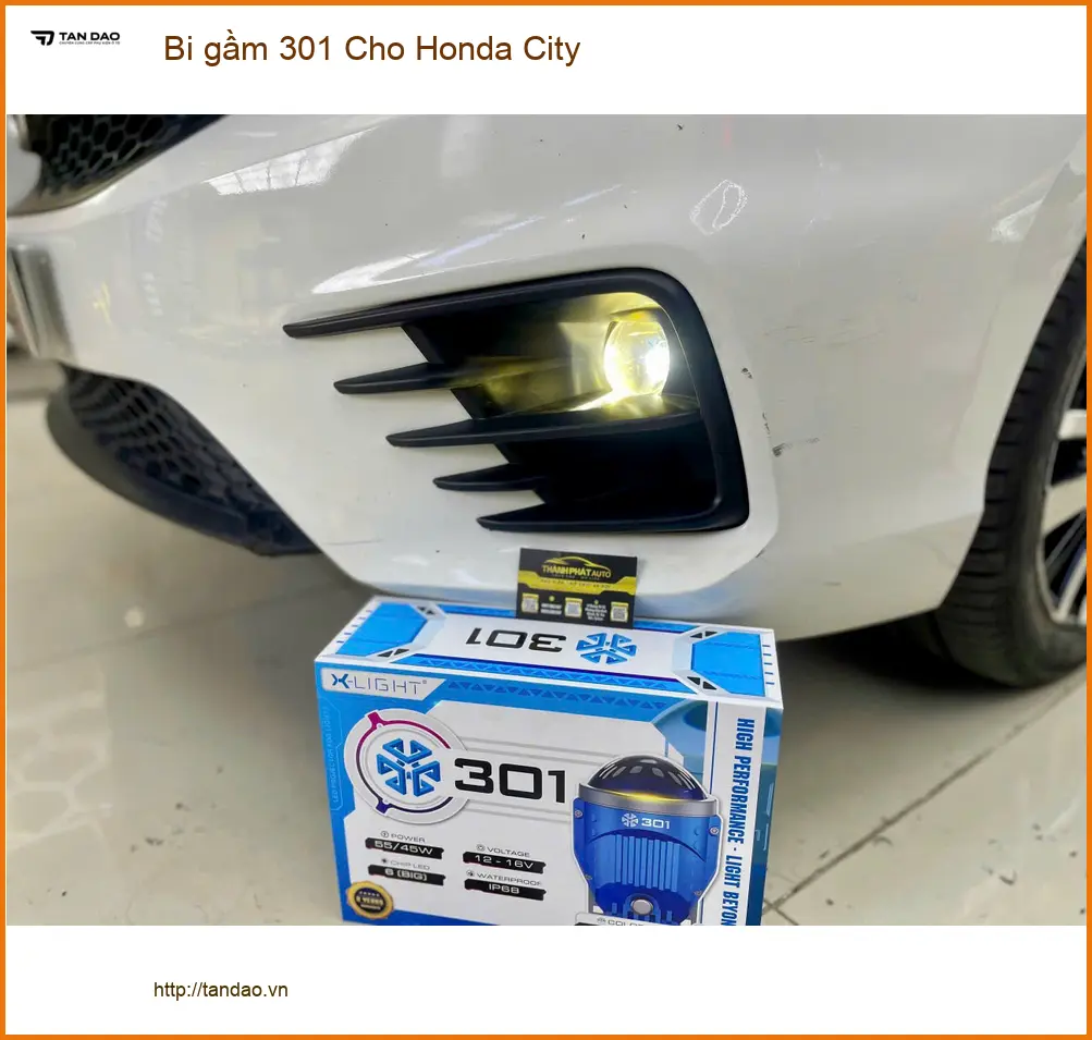 Anh Khôi nâng cấp Bi gầm 301 cho Honda City tại Gò Vấp. ảnh thực tế 3