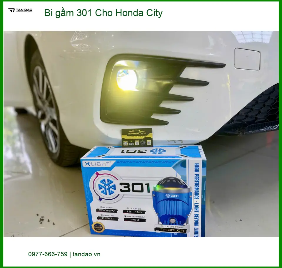 Anh Khôi nâng cấp Bi gầm 301 cho Honda City tại Gò Vấp. ảnh thực tế 4