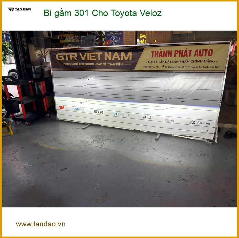 Anh Tài lắp bi gầm 301 cho Toyota Veloz tại Hóc Môn để đi đêm an toàn hơn ảnh thực tế 4
