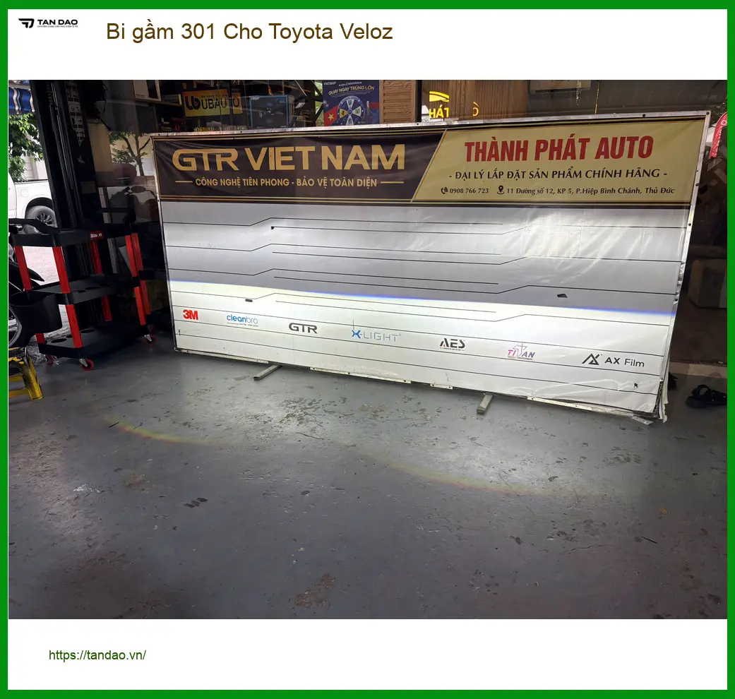 Anh Quang độ bi gầm 301 cho Toyota Veloz Quận 3 vì đèn zin không đủ sáng khi đi đêm ảnh thực tế 5