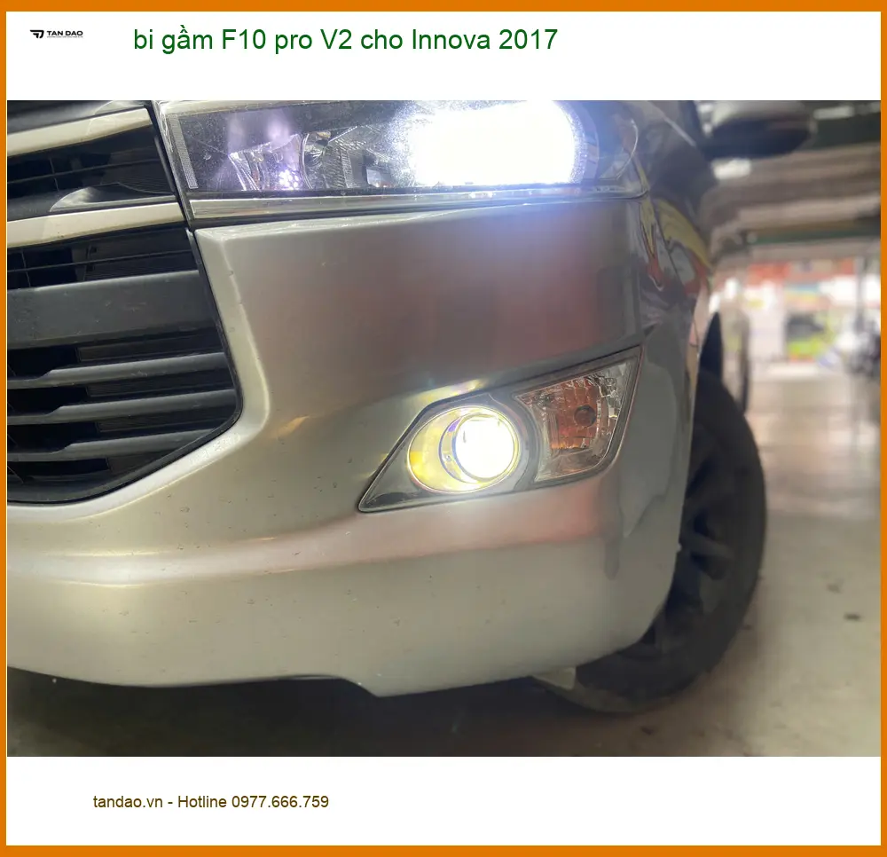 Anh Quang độ bi gầm F10 pro V2 cho Innova 2017 tại Quận Phú Nhuận để sáng vượt trội. ảnh thực tế 3