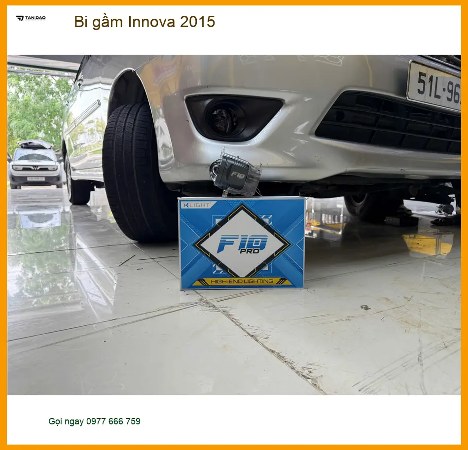 Anh Minh nâng cấp bi gầm Innova 2015 tại Quận Tân Phú để cải thiện tầm nhìn tối ảnh thực tế 3