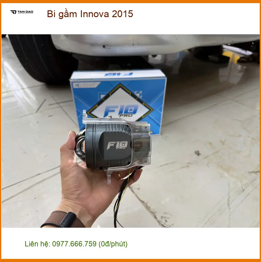 Bác Thành độ bi gầm Toyota Innova 2015 để lái xe an toàn hơn vào ban đêm tại Quận 9 ảnh thực tế 2