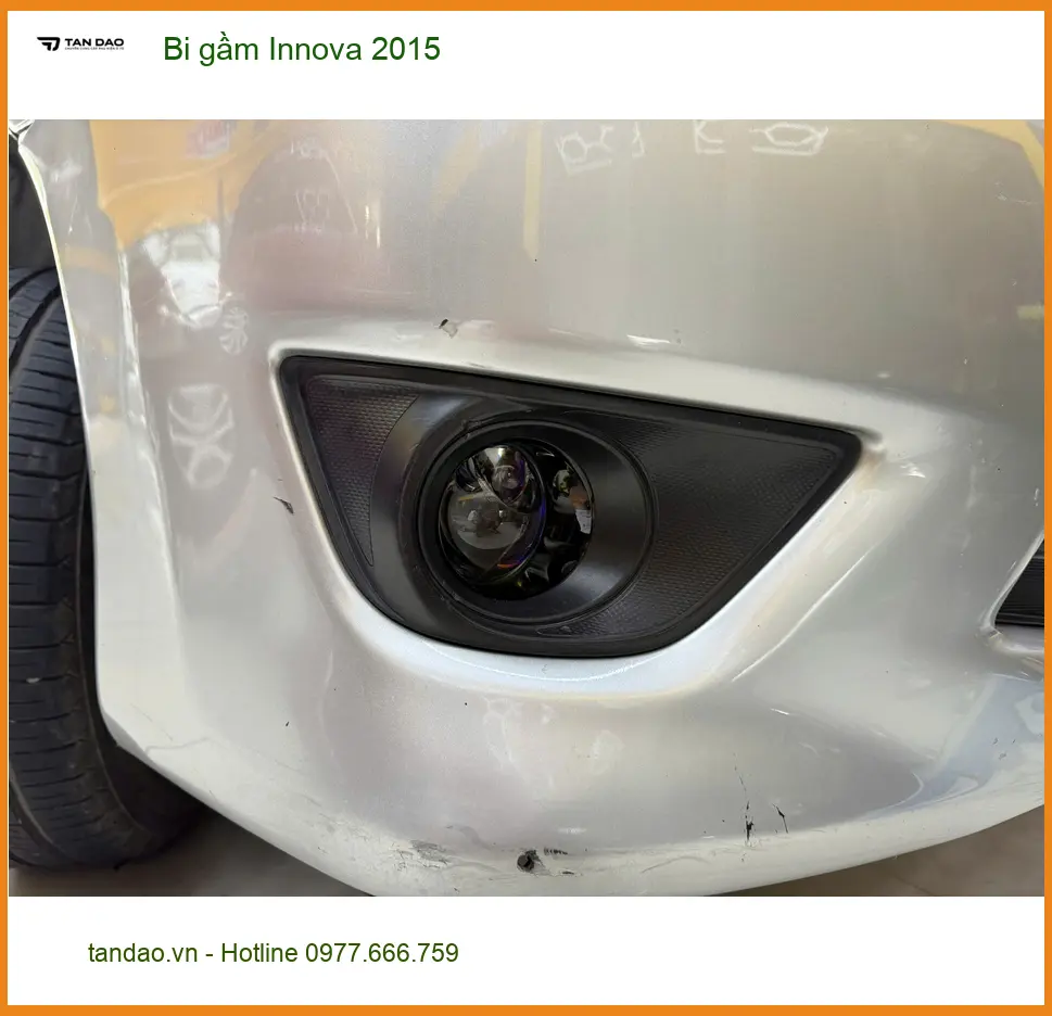 Chú Dũng nâng cấp bi gầm Innova 2015 tại Nhà Bè, cải thiện sáng khi đi đêm ảnh thực tế 2