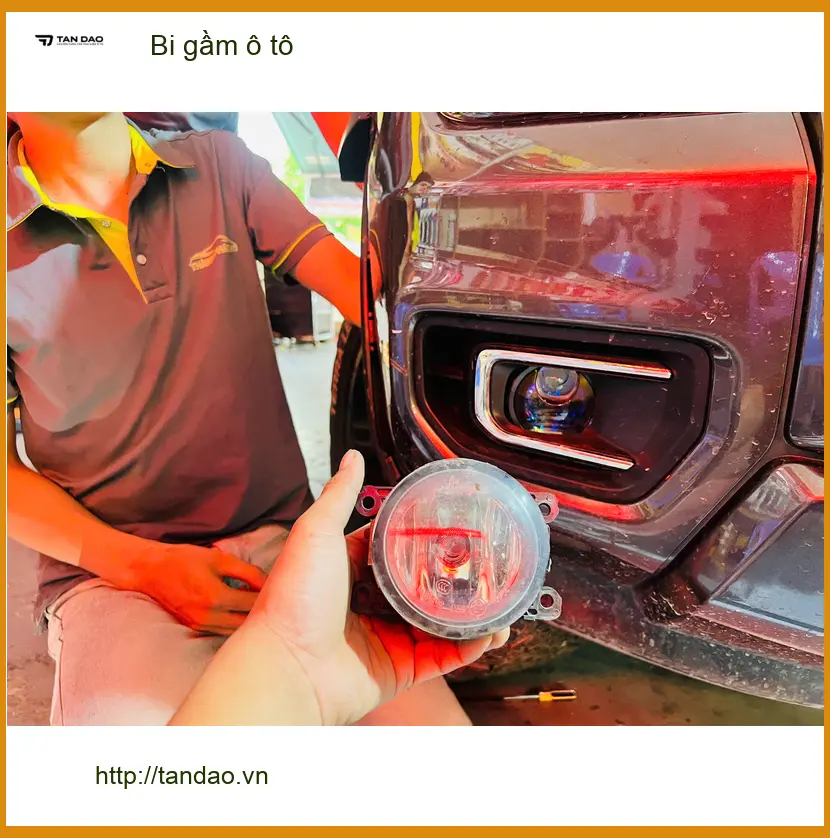 Anh Khải độ bi gầm ô tô cho Hyundai Accent tại Quận Thủ Đức để tăng sáng hiệu quả ảnh thực tế 2
