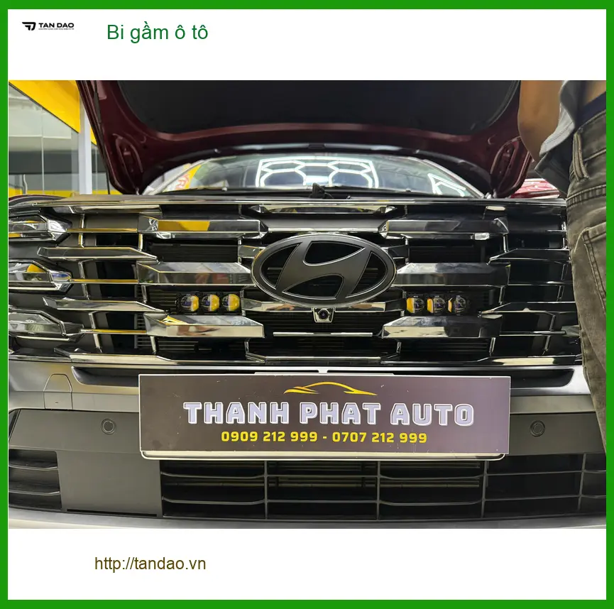 Anh Khải lắp bi gầm ô tô cho Hyundai Creta tại Quận Thủ Đức vì đèn zin yếu ảnh thực tế 3