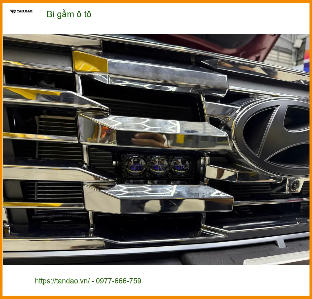 Anh Khải lắp bi gầm ô tô cho Hyundai Creta tại Quận Thủ Đức vì đèn zin yếu ảnh thực tế 5