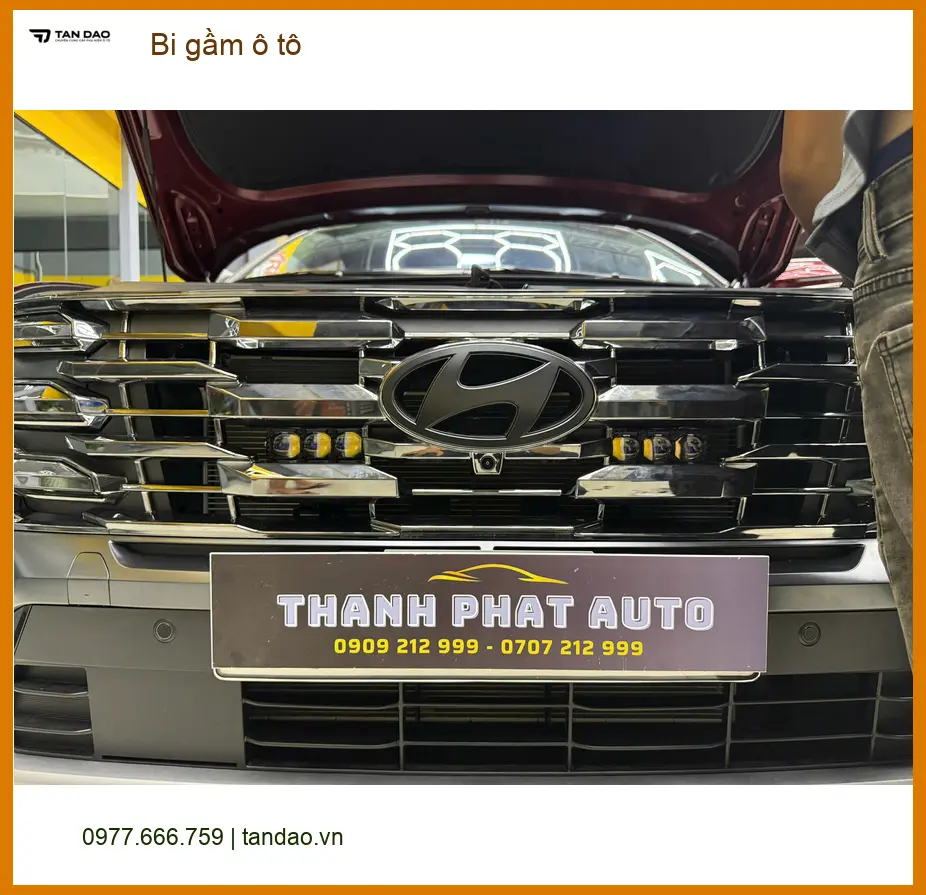 Anh Kiên độ bi gầm ô tô cho Suzuki XL7 ở Quận 10 vì hay đi đường tối ảnh thực tế 3