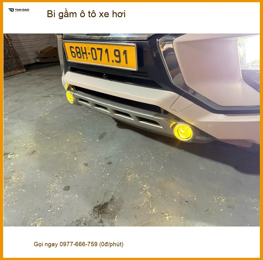 Chú Bách độ bi gầm ô tô Kia K3 Quận 10 để tăng sáng an toàn ảnh thực tế 4