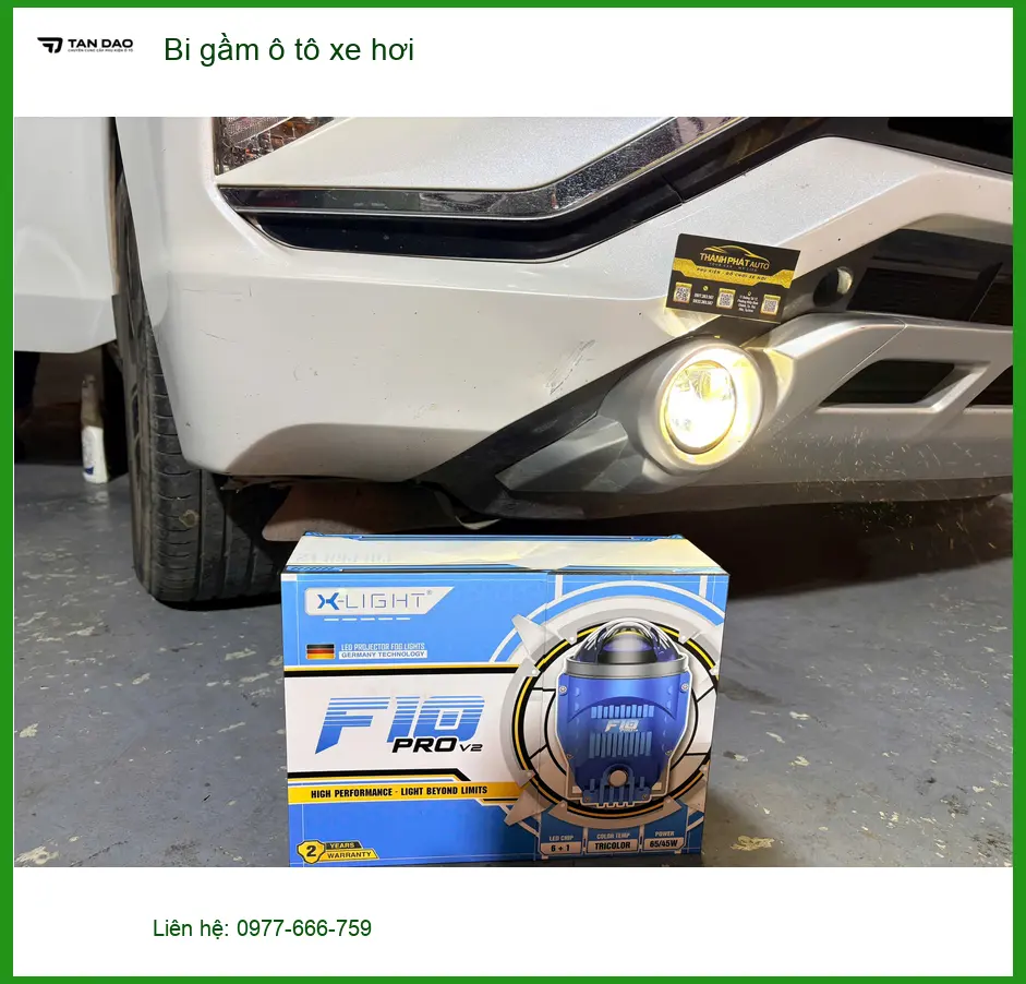 Anh Khang độ bi gầm ô tô Hyundai Accent Quận 12 để đi đêm an toàn ảnh thực tế 2
