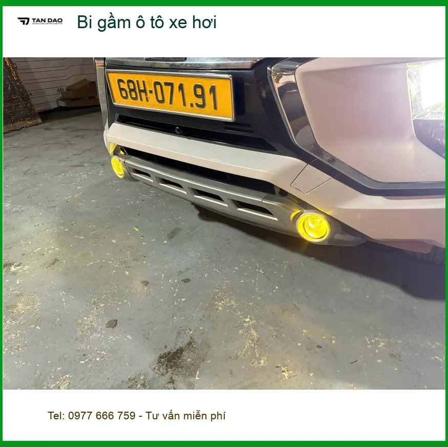 Anh Khang độ bi gầm ô tô Hyundai Accent Quận 12 để đi đêm an toàn ảnh thực tế 3