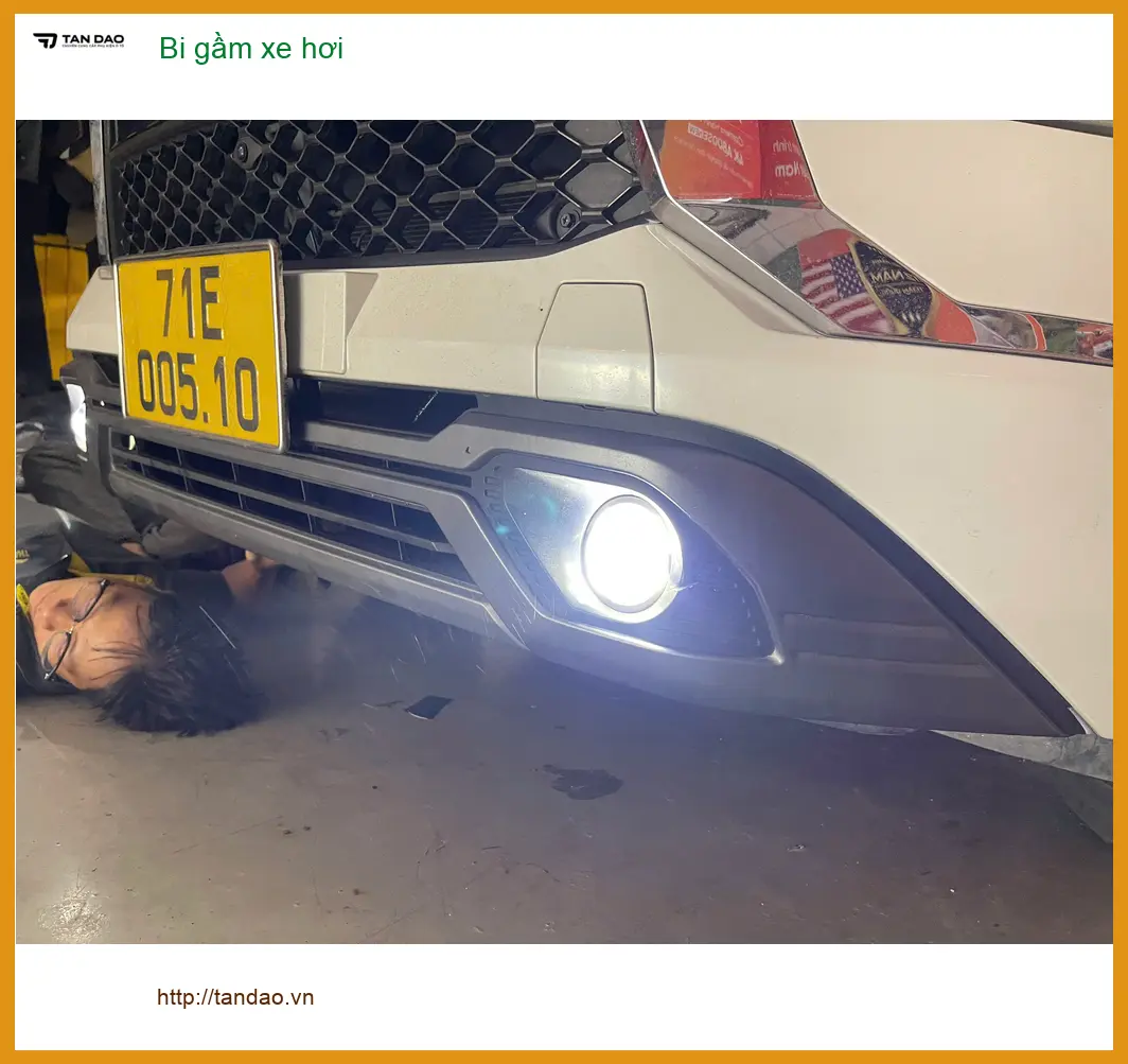 Anh Minh độ bi gầm Hyundai Creta tại Quận 12 để tăng sáng
