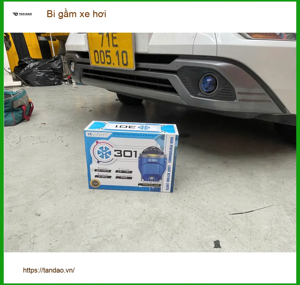 Anh Quang độ bi gầm cho Hyundai Creta tại Quận 5 vì đèn zin không đủ sáng khi đi đêm ảnh thực tế 4