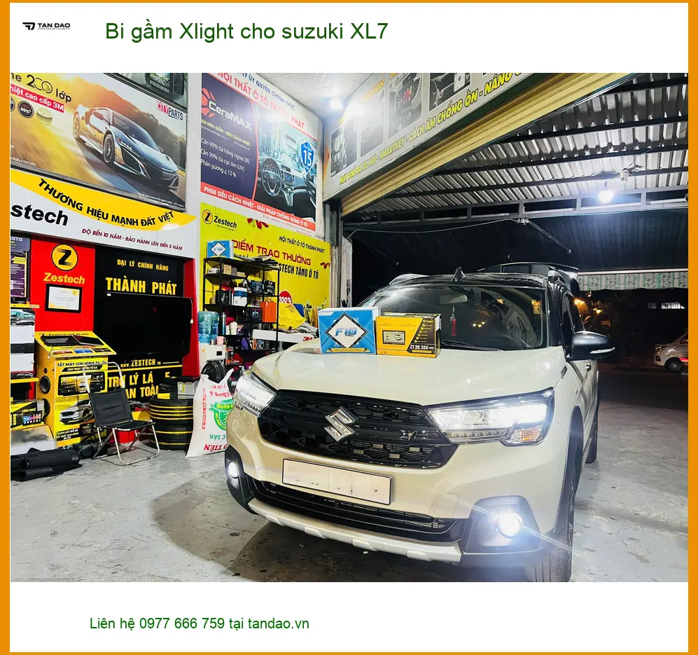 Anh Dũng độ bi gầm Xlight cho Suzuki XL7 tại Hóc Môn vì đèn zin quá yếu