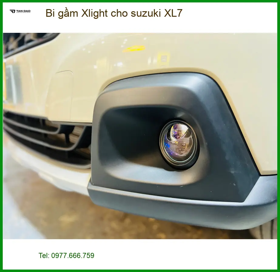 Anh Dũng độ bi gầm Xlight cho Suzuki XL7 tại Hóc Môn vì đèn zin quá yếu ảnh thực tế 2