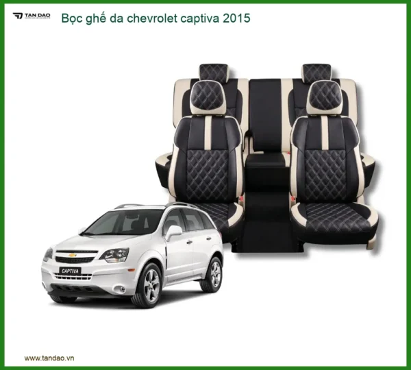 Bọc ghế da Chevrolet Captiva 2015 - Địa Chỉ Lắp Đặt Chính Hãng TPHCM