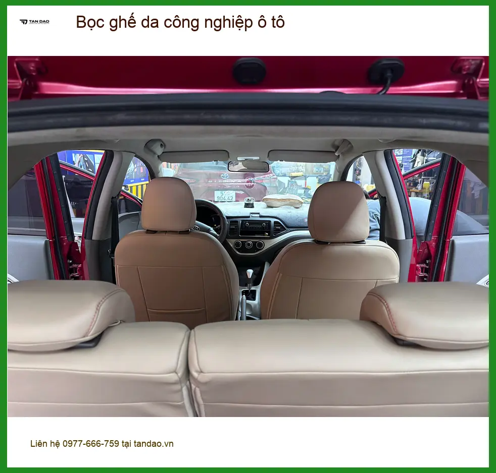Chị Thảo bọc ghế da công nghiệp Honda CRV tại Quận 2 cho nội thất mới ảnh thực tế 4