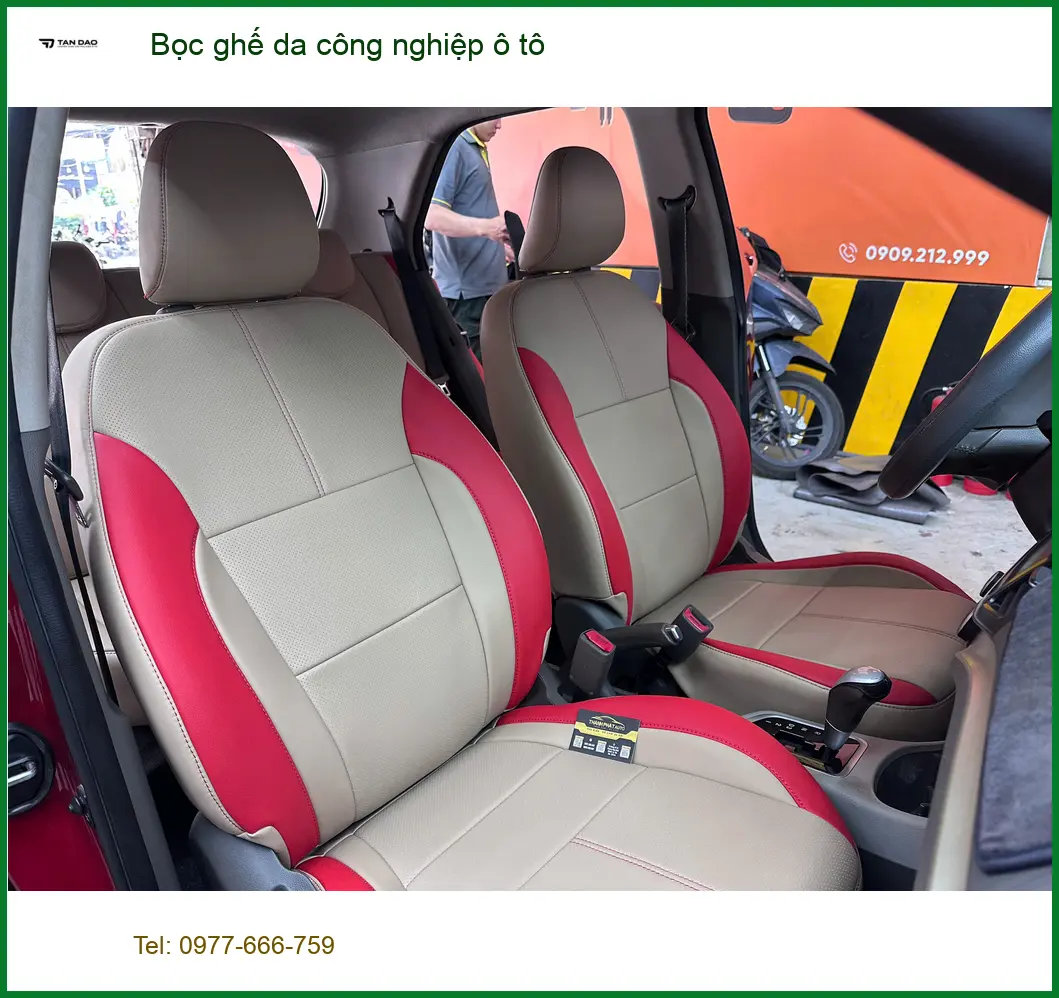 Chị Thảo bọc ghế da công nghiệp Honda CRV tại Quận 2 cho nội thất mới ảnh thực tế 5
