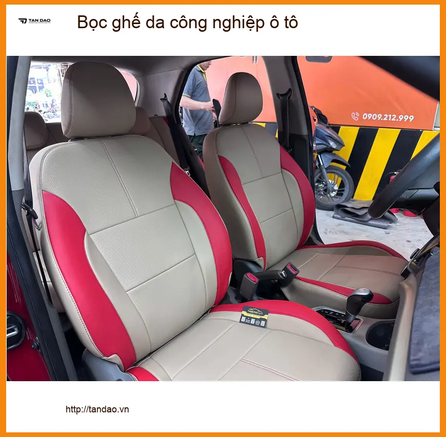 Anh Quang bọc ghế da công nghiệp ô tô Suzuki XL7 tại Quận 9 để nội thất luôn sạch đẹp và bền bỉ hơn ảnh thực tế 4