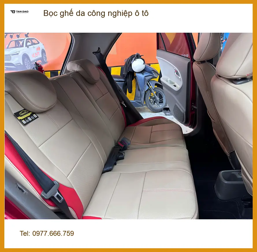 Anh Quang bọc ghế da công nghiệp ô tô Suzuki XL7 tại Quận 9 để nội thất luôn sạch đẹp và bền bỉ hơn ảnh thực tế 5