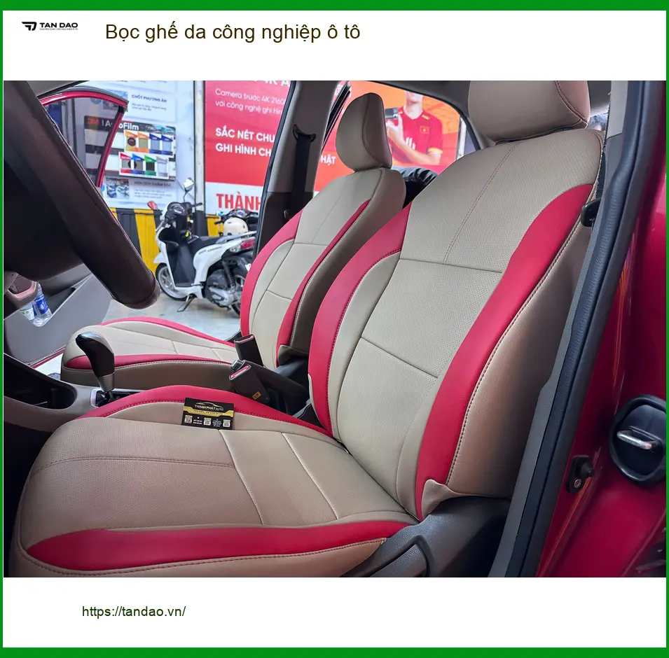 Anh Quân Kia Carnival bọc ghế da công nghiệp ô tô Hóc Môn cho xe luôn mới ảnh thực tế 3