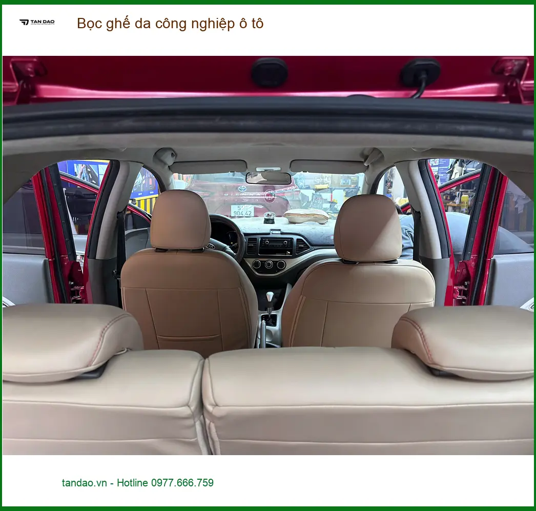 Anh Cường bọc ghế da công nghiệp ô tô Honda CRV ở Phú Nhuận ảnh thực tế 4