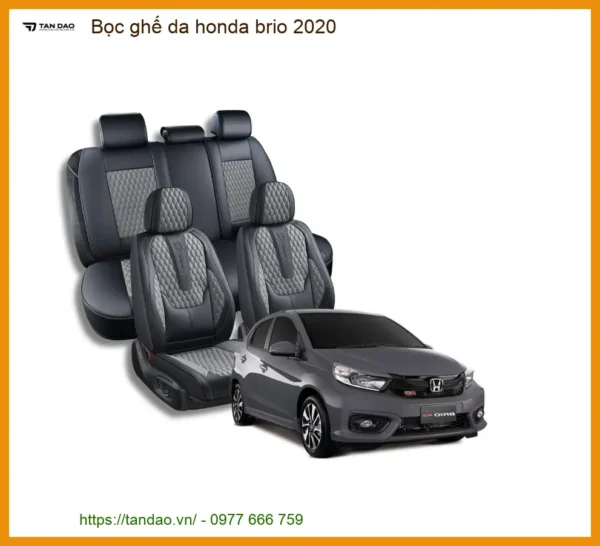 Bọc Ghế Da Cao Cấp Honda Brio 2020 - Địa Chỉ Lắp Đặt Uy Tín Chính Hãng TPHCM