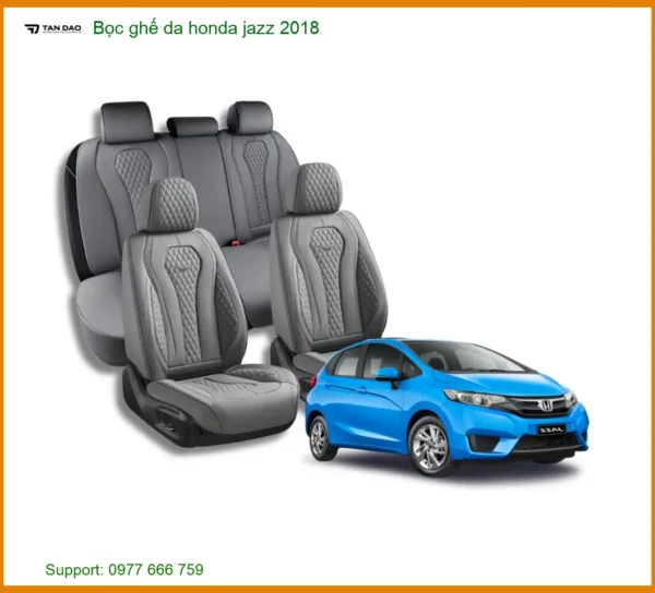 Bọc Ghế Da Cao Cấp Honda Jazz 2018 - Địa Chỉ Lắp Đặt Chính Hãng Uy Tín TPHCM