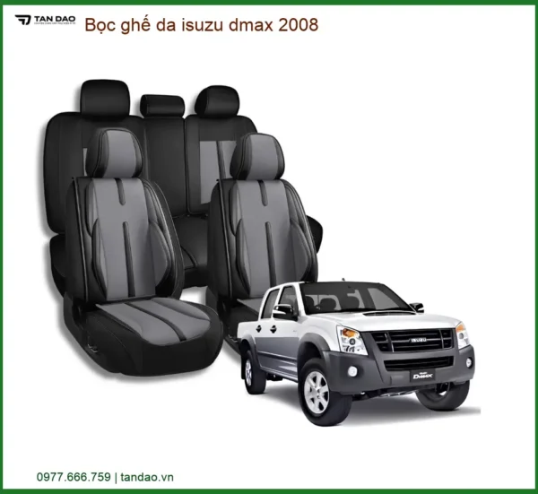 Bọc Ghế Da Isuzu Dmax 2008 Cao Cấp - Trung Tâm Lắp Đặt Uy Tín TPHCM
