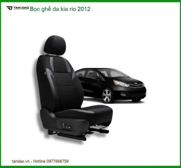 Bọc Ghế Da Xe Kia Rio 2012 Chất Lượng Cao - Địa Chỉ Lắp Đặt Uy Tín TPHCM