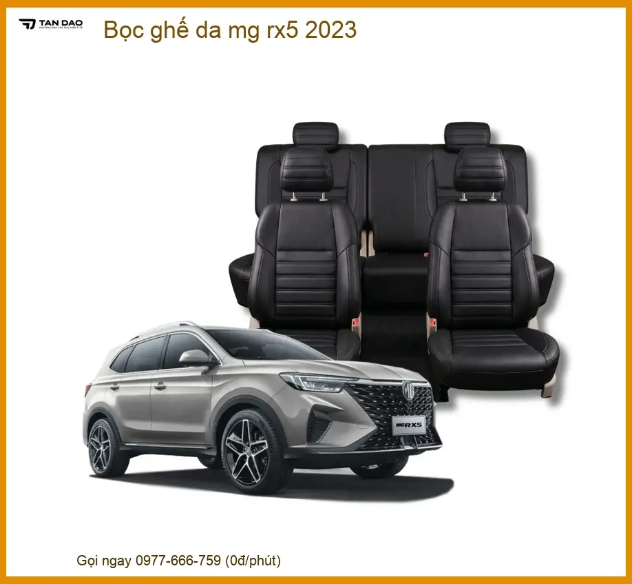 Bọc Ghế Da MG RX5 2023 Cao Cấp - Địa Chỉ Lắp Đặt Uy Tín TPHCM