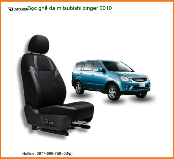 Bọc Ghế Da Mitsubishi Zinger 2010 - Trung Tâm Lắp Đặt Chính Hãng TPHCM