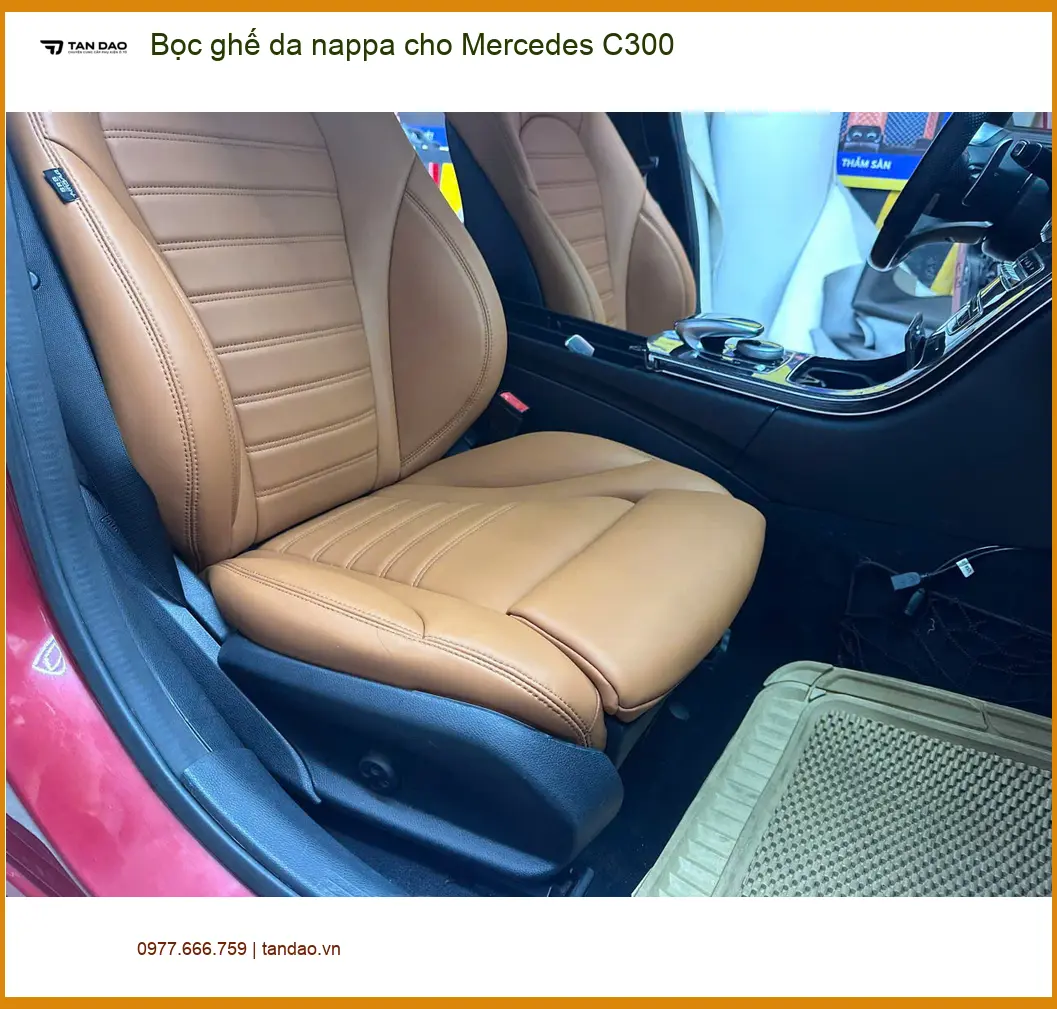 Anh Tuấn Kiệt Mercedes C300 bọc da Nappa ở Quận 5 vì ghế cũ xuống cấp ảnh thực tế 2