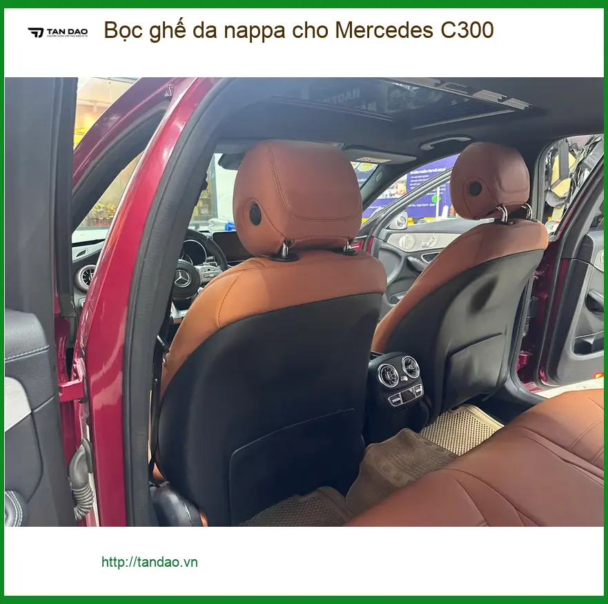 Anh Tuấn Kiệt Mercedes C300 bọc da Nappa ở Quận 5 vì ghế cũ xuống cấp ảnh thực tế 3