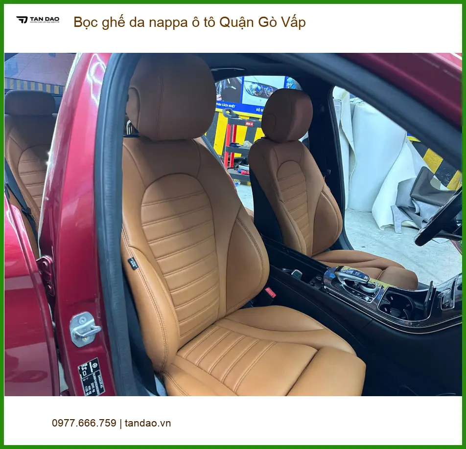Trung Tâm Bọc Ghế Da ghế da nappa ô tô Quận Gò Vấp - Thi Công Chuyên Nghiệp