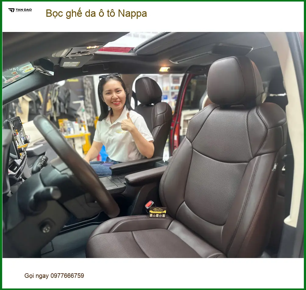 Anh Quốc bọc ghế da Nappa cho Honda HR-V tại Nhà Bè vì ghế cũ bạc màu, xuống cấp ảnh thực tế 4