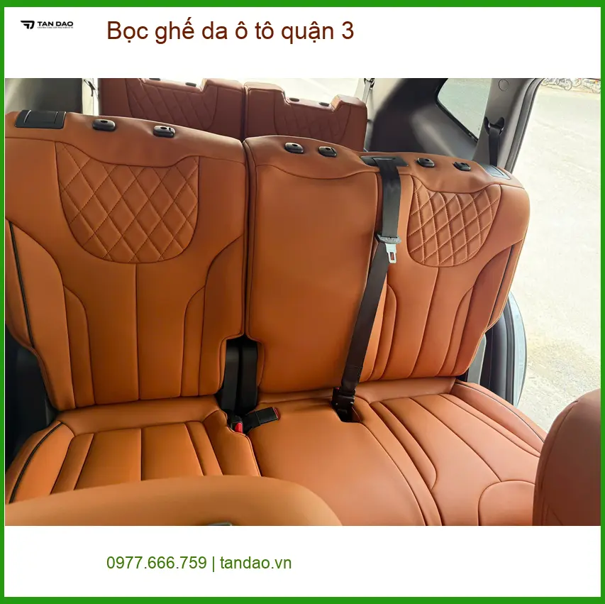 Cửa Hàng Thi Công Bọc Ghế Da ghế da ô tô quận 3 - Thi Công Chuyên Nghiệp