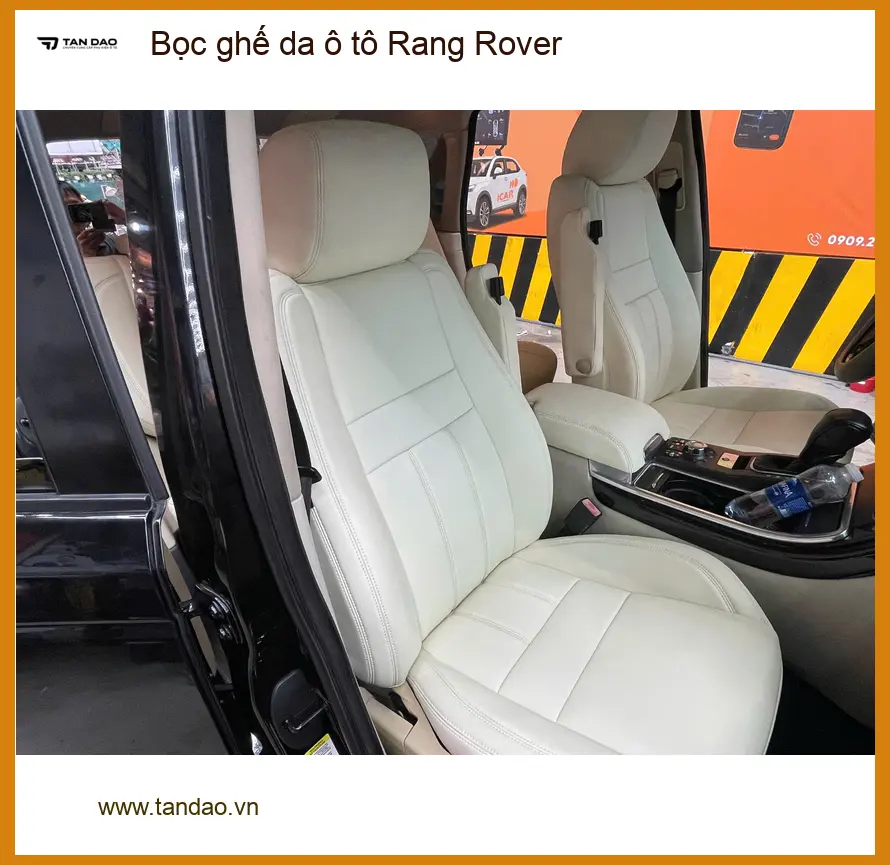 Anh Khang bọc ghế da ô tô Rang Rover tại Quận Bình Tân để nâng tầm nội thất xe