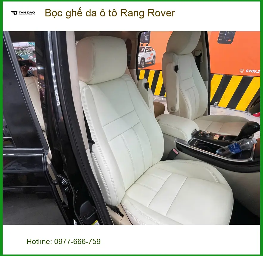 Anh Khang bọc ghế da ô tô Rang Rover tại Quận Bình Tân để nâng tầm nội thất xe ảnh thực tế 2