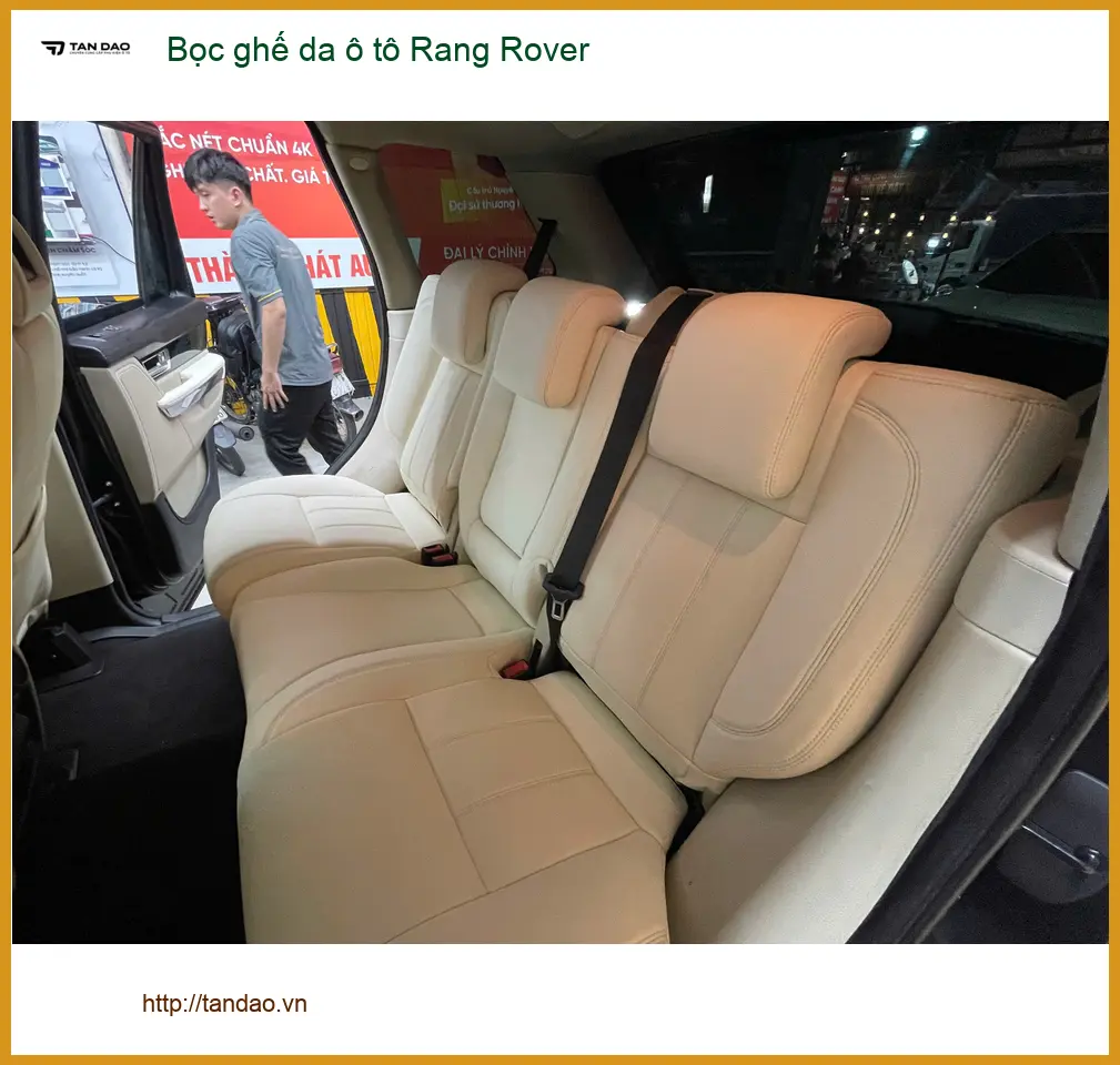 Anh Khang bọc ghế da ô tô Rang Rover tại Quận Bình Tân để nâng tầm nội thất xe ảnh thực tế 3