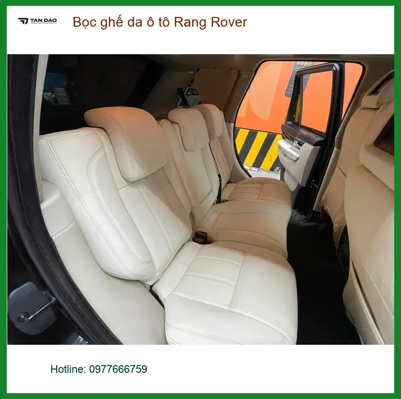 Anh Khang bọc ghế da ô tô Rang Rover tại Quận Bình Tân để nâng tầm nội thất xe ảnh thực tế 4