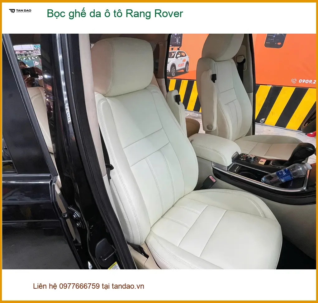 Anh Khải bọc ghế da ô tô Rang Rover tại Quận Phú Nhuận để nâng tầm nội thất ảnh thực tế 2
