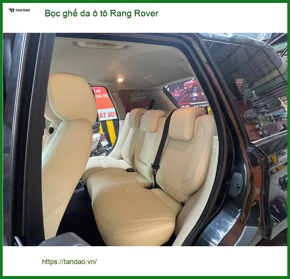 Anh Khải bọc ghế da ô tô Rang Rover tại Quận Phú Nhuận để nâng tầm nội thất ảnh thực tế 3