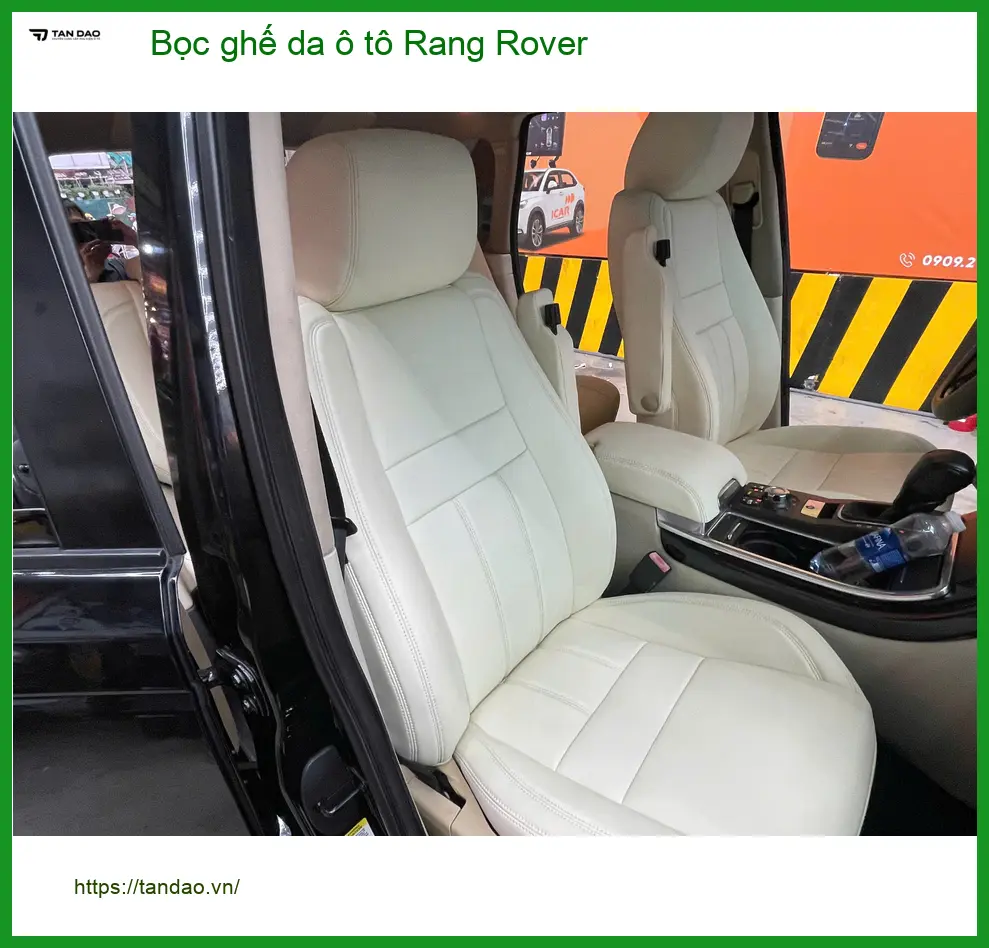 Anh Khải bọc ghế da ô tô Rang Rover tại Quận Phú Nhuận để nâng tầm nội thất ảnh thực tế 4