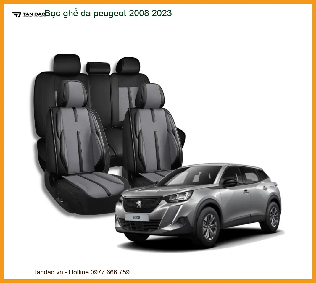 Bọc ghế da Peugeot 2008 2023 - Trung Tâm Nâng Cấp Ghế Da Chính Hãng Giá Tốt TPHCM